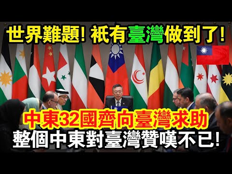 中東32國齊向台灣求助！世界難題！只有台灣做到了！整個中東對台灣讚嘆不已！#taiwan #台灣 #台灣故事 #台灣文化 #台灣科技 #台灣經濟