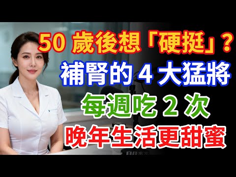 夫妻生活「有心無力」？醫師推薦平價「補腎四大天王」，讓你的腎氣、精力、夫妻生活年輕10歲！#健康 #两性健康#健康知识#老年健康