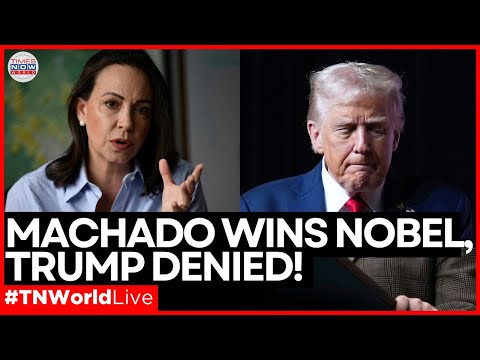 NOBEL PEACE LIVE | María Corina Machado Wins 2025 Nobel Peace Prize | Times Now World