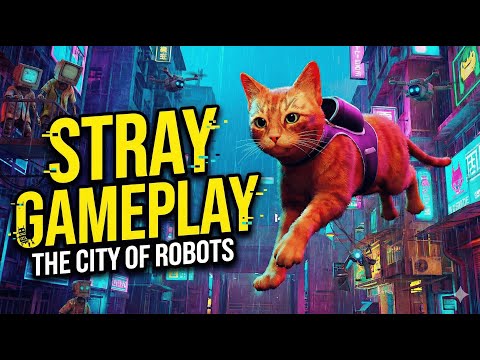 Stray Gameplay Part 1 | A Beautiful Cat Adventure