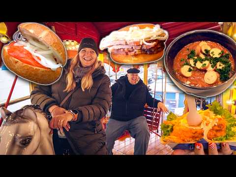 Wiesbaden Weihnachtsmarkt Food Tour | Schlechtes Wetter 🌧️ und schlimmer Lachflash 😂 | Es ESKALIERT🫣