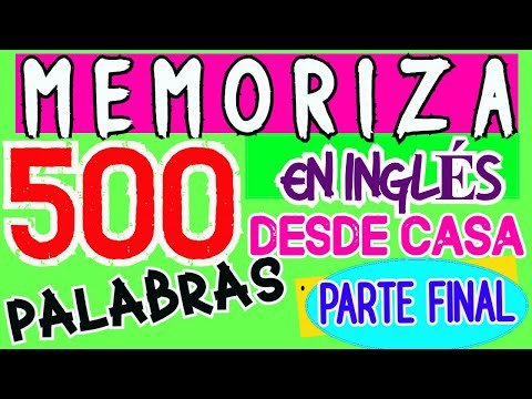 PALABRAS MAS USADAS EN INGLES