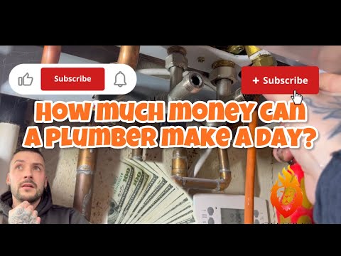 How much does a plumber earn a day?#plumber