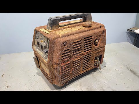 Restoration HONDA-Generator old Japan 1k.USD on Yacht (Restoration Full )