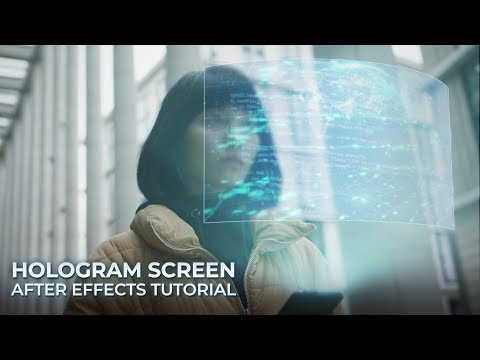 Create a 3D hologram effect in After Effects