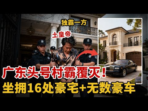 广东土皇帝落网！坐拥 16 处豪宅 + 无数豪车，独霸一方终覆灭【一线警视】