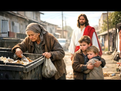 UNA ANCIANA BUSCABA COMIDA EN LA CALLE CON SUS NIETOS…SU HIJA LOS HABÍA ABANDONADOPERO JESÚS LA VIO
