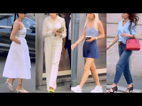 Italian Stylish Chic Outfits 🇮🇹 Milan Street Style 2025 Summer 2025