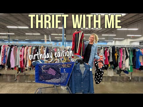 Birthday Thrifting Spree!! Come Thrift at 3 Goodwills With Me