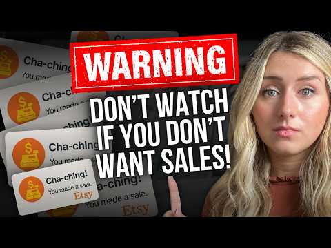 I Made $100K+ on Etsy WITHOUT Ads or Social Media (here's exactly how)