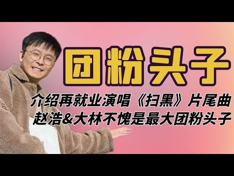 介绍0713演唱扫黑片尾曲，助力翻红之路，赵浩大林不愧是团粉头子