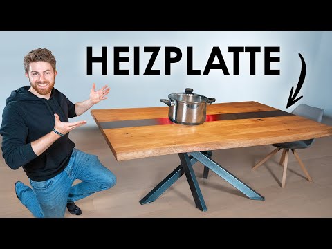 Esstisch selber bauen & 1.500€ gespart (+Heizplatte)
