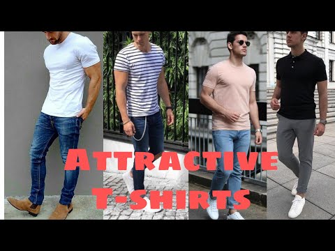 Most Attractive t-shirts for Men || Outfits with t-shirts || Swagger Male
