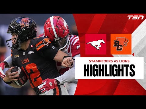 CFL WEEK 18: Calgary Stampeders vs. B.C.Lions | FULL HIGHLIGHTS