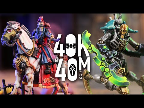New Guard vs Necrons.  The Siege Regiment vs Watson! Warhammer 40k in 40m