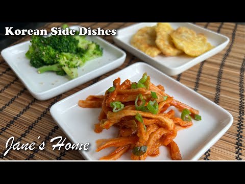 Three Korean Side Dishes - Banchan