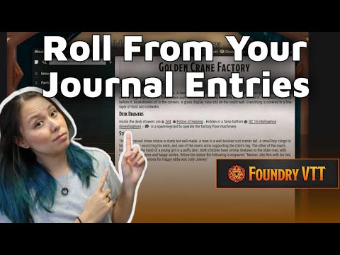 Make Fancy Foundry Journals | Foundry VTT Tutorial