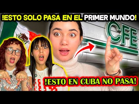 COSAS QUE SOLO PASAN EN EL PRIMER MUNDO - CUBANAS REACCIONAN