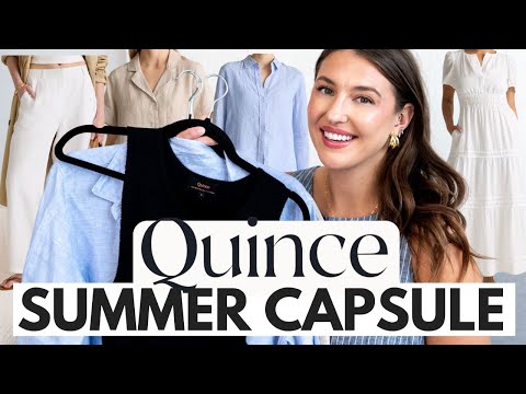 Quince Summer Try On Haul ☀️ Capsule Wardrobe Staples You NEED!