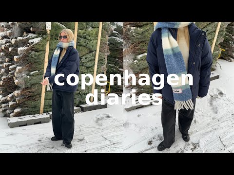 copenhagen diaries | decorating for christmas, winter outfit & holiday glam