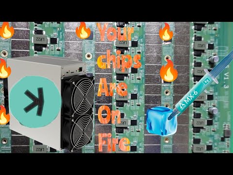 How to change your Iceriver Kaspa ASIC thermal paste! Might get higher hashrate on KS1 KS2 KS3M KS3!