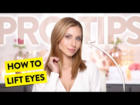 HOW TO LIFT THE EYES WITH MAKEUP! EASY TIPS!