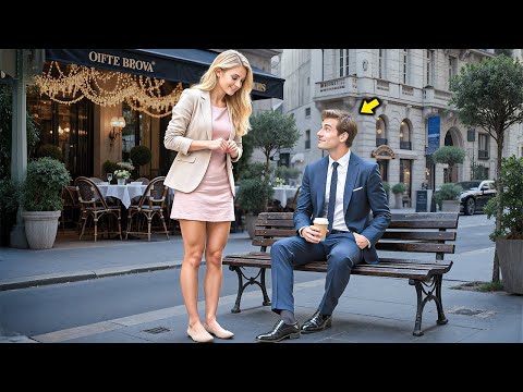 "FINGE SER MI PAREJA" LE SUPLICÓ AL HOMBRE DEL BANCO... RESULTÓ SER UN MILLONARIO QUE CAMBIARÍA TODO