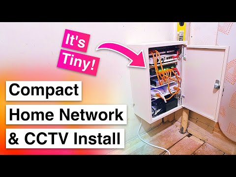 Installing a Super Compact Home Network & UniFi Protect CCTV Setup