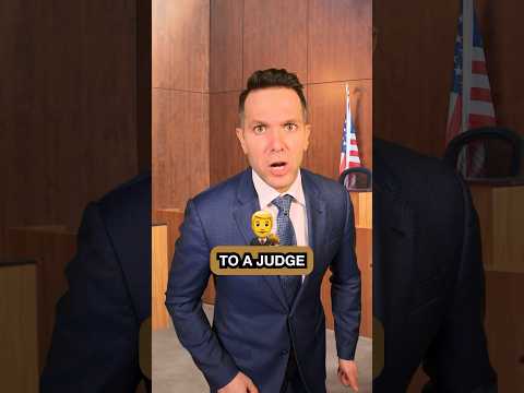 Never Say This To A Judge! #law #court