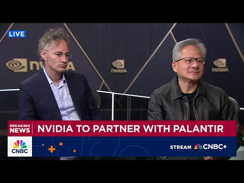 Palantir and Nvidia CEOs discuss their latest partnership