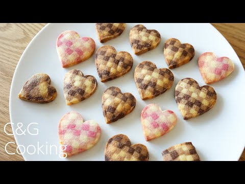 Mosaic pattern Icebox cookie | C&G Cooking
