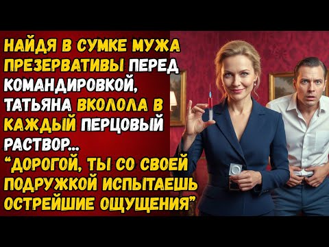 Жена нашла ПРЕЗЕРВАТИВЫ, которые муж прятал для любовницы, и устроила им обоим остроту! 🌶️