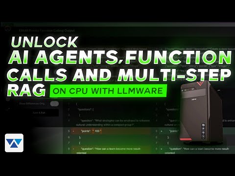Unlock AI Agents, Function Calls and Multi-Step RAG with LLMWare