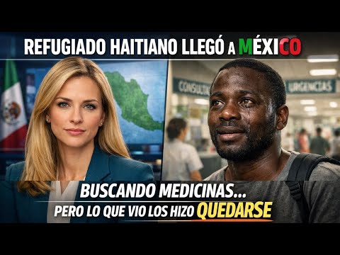 Un refugiado haitiano fue a México por medicinas para su familia, pero lo que vio los hizo quedarse