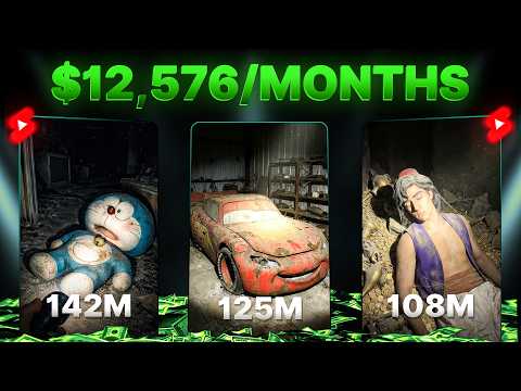 Make $10K /month By Posting Viral Abandoned Shorts Under 5 min .