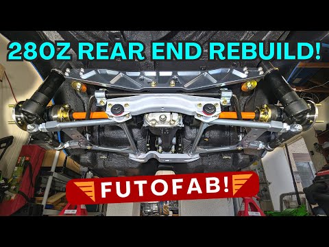 The Best Datsun Rear End Setup?  FutoFab Axles and Stubs!