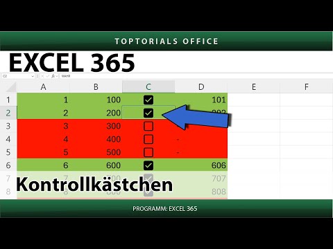 Kontrollkästchen | Checkboxen in Excel ganz einfach