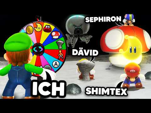 The WHEEL OF FORTUNE decides our HIDEOUT! - Mario Odyssey Multiplayer Hide and Seek