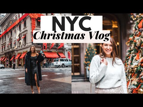 NYC Vlog: Christmas in NYC: Holiday Markets, Christmas Bars & Shopping