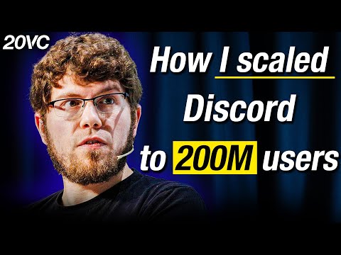 Jason Citron, Co-Founder/CEO @Discord: The Untold Story Behind Scaling to 200M Users | E1230