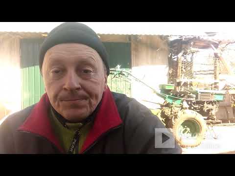 Заміна масла на мотоблоці зубр.