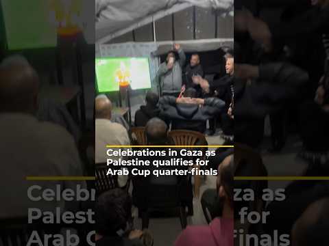 Celebrations in Gaza as Palestine qualifies for Arab Cup quarter-finals