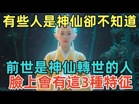 有些人是神仙卻不知道！前世是神仙轉世的人，臉上會有這3種特征！#佛淨 #佛學 #佛陀 #佛法 #佛教 #修行