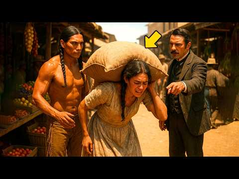 GUERRERO APACHE DEFENDIÓ UNA JOVEN OBLIGADA A CARGAR 100 KILOS Y AL FINAL SE CONVIRTIÓ EN SU ESPOSA