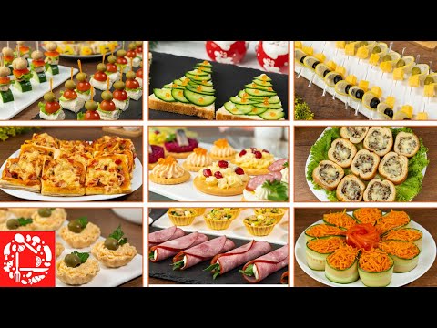 TOP 16 Snacks in 5 minutes for the New Year's table! The SIMPLE ingredients👍