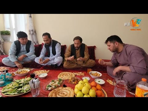 مهمانی ربانی برای تیم - کچری قروت وطنی 😋