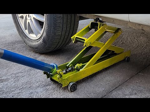 How to make a DIY CAR lift Jack from workshop scrap