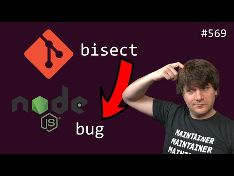 using git bisect to find a bug in nodejs (intermediate) anthony explains #569