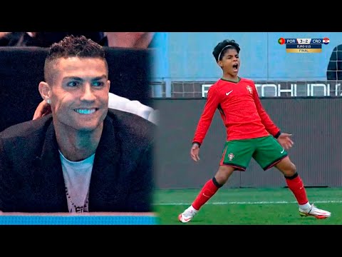 The Day Cristiano Ronaldo Jr IMPRESSED Cristiano Ronaldo