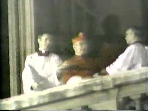 Announcement of John Paul II becoming Pope October 1978
